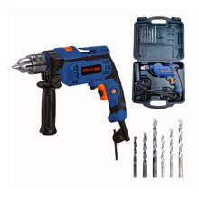 Taladro percutor 1/2" V.V.R 650W estuche+6 brocas DISCOVER  EID448K