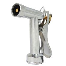 Pistola jardín cromada p/manguera eje bronce DISCOVER