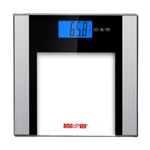 Báscula electrónica medidor grasa corporal lu z 180 Kg DISCOVER
