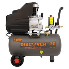 Compresor 2HP doble salida 20L 116PSI 4.6CFM DISCOVER JN9037-