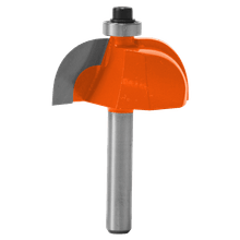 Fresa Curva, tungsteno eje 1/4 1/2"