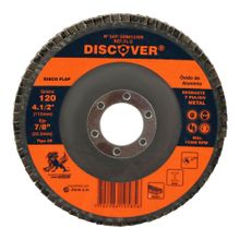 Lija disco Flap 4.1/2" DISCOVER grano 120