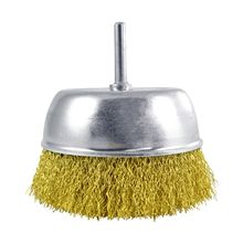 Grata de copa 4" cobrizada eje 1/4