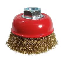 Grata de copa 2.1/2" cobrizada lisa rosca 14 mm