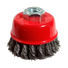 Grata de copa 2.1/2" entorchada rosca 14 mm