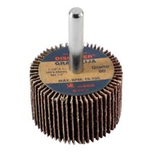 Grata de lija eje de 1/4" DISCOVER grano 80 x 1.1/2"