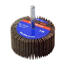 Grata de lija eje de 1/4" DISCOVER grano 80 x 2.1/2"