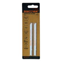 Hoja sierra caladora U 100mm x 6d 2 pz madera DISCOVER