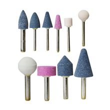 Jgo 10 Pzs Piedra abrasiva 1/8 y 1/4" Mototool"