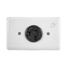 Toma de incrustar pata trabada con polo 20A 250V