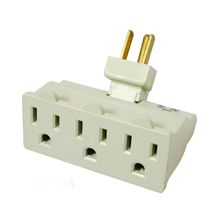 Toma triple HHH escualizable beige UL DISCOVER 15 Amp