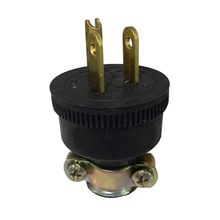 Clavija en caucho polo a tierra c/termi 15Amp