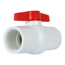 Registro de bola PVC 235 PSI c/rosca interna 1.1/2"  DISCOVER