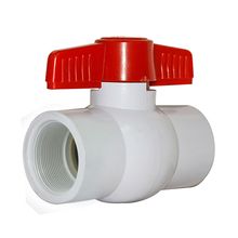 Registro de bola PVC 235 PSI c/rosca interna 3/4"  DISCOVER