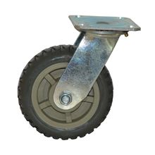 Rodachina giratoria PVC, t/industrial Gris 150 mm 6"  DISCOVER