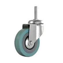 Rodachina R L E rosca 3/8 en caucho gris 2"  DISCOVER