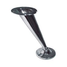 Pata metálica para mueble cromadas 130 mm  DISCOVER