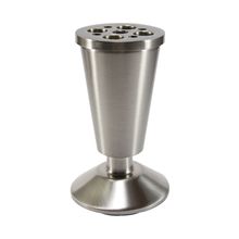 Pata metálica para mueble niquelada 100 mm  DISCOVER