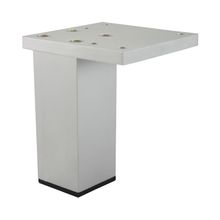 Pata metálica para mueble satinadas 38x38x 100 mm  DISCOVER