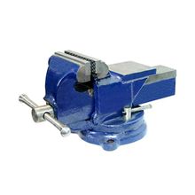 Prensa banco giratoria standard c/yunque Azul 100mm  DISCOVER