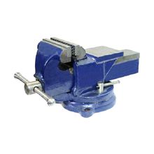 Prensa banco giratoria standard c/yunque Azul 150mm  DISCOVER