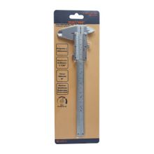 Calibrador pie de rey pulgada-cm 6" ESCALA 1/128"  DISCOVER