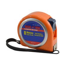 Flexómetro caja naranja DISCOVER 25mm X 8m