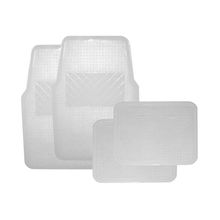 Tapetes carro en Polivinilo transparente Jgo 4 unds.  DISCOVER