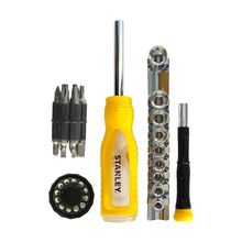 Juego 39 Pz destornillador puntas y 9 copas 5 a 13 mm STANLEY STHT4335