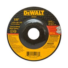 Disco corte T27 1/8 X 4.1/2" DEWALT DW54820