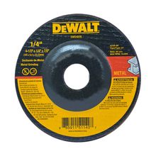 Disco desbaste T27 1/4 X 4.1/2" DEWALT DW54830