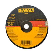 Disco desbaste T42 1/8 X 9" DEWALT DW54860