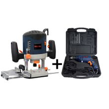Combo Ruteadora 1050W + Taladro percutor 3/8" 600W DISCOVER T HE 3