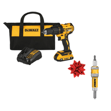 Taladro percutor 1/2" 20V 1 batería de 2Ah + bolso DeWalt DCD7781D1-B3 +Obsequio  Avellanador Dewalt DW2700