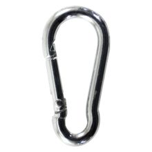 Mosquetón de acero 4 x 40 mm  DISCOVER