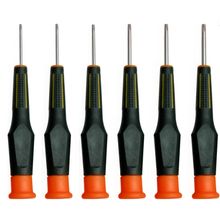 Destornillador Torx Cro-V 6 Pz cabeza girator T5 a 10  DISCOVER