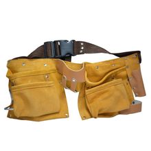 Cinturon de cuero Porta htas doble 11 bolsillos DISCOVER