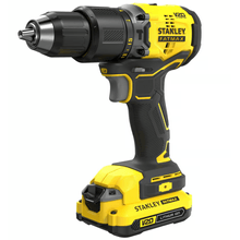 Taladro Atornillador 1/2" 20V STANLEY SCD700C2K-B3 + Cargador + 2 Baterías 1.5Ah