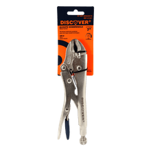 Alicate hombresolo boca curva 7" Cr-V DISCOVER