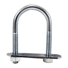 Abrazadera galvanizada para tubo 1/4 x 1.1/8x 2.1/4"  DISCOVER