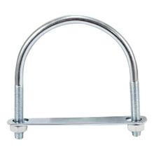 Abrazadera galvanizada para tubo 3/8 x 4x 5"  DISCOVER