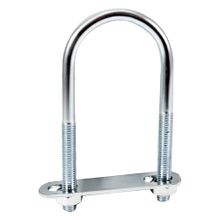 Abrazadera galvanizada para tubo 5/16 x 1.3/4x 4.1/4"  DISCOVER