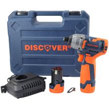 Atornillador de impacto 12V 2 baterías 2Ah Brushless Estuche Discover