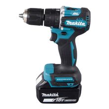 Taladro Percutor Makita DHP487Z 18V BL 40Nm + Batería