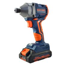 Atornillador impacto 20V 250Nm 1 Batería 2Ah Brushless estuche DISCOVER FCID250LFX