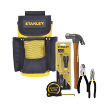 Combo Stanley: Cartuchera/Portaherramientas Cinturón + Kit de Herramientas 6 piezas