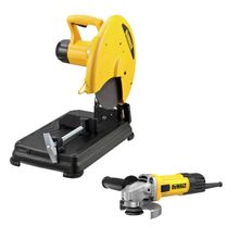 Tronzadora metal 2200W 14" + DWE750-B3 pulidora 4.1/2" DeWALT