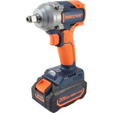Llave de impacto 1/2" 20V 1 bateria 4Ah Brushless Estuche Discover