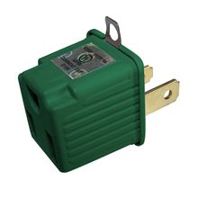 Toma adaptadora 3 a 2 clavijas VERDE RETIE  DISCOVER