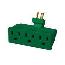 Toma triple HHH escualizable VERDE RETIE DISCOVER 15 Amp